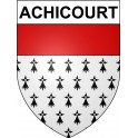 Achicourt 62 ville Stickers blason autocollant adhésif