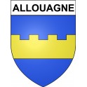 Allouagne 62 ville Stickers blason autocollant adhésif
