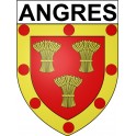 Angres 62 ville Stickers blason autocollant adhésif