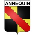 Annequin 62 ville Stickers blason autocollant adhésif