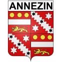Annezin 62 ville Stickers blason autocollant adhésif