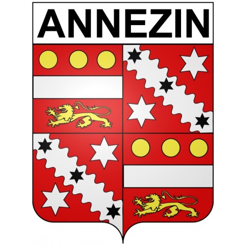 Stickers coat of arms Annezin adhesive sticker