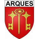 Arques 62 ville Stickers blason autocollant adhésif