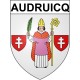 Audruicq Sticker wappen, gelsenkirchen, augsburg, klebender aufkleber