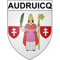 Audruicq 62 ville Stickers blason autocollant adhésif