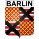 Barlin 62 ville Stickers blason autocollant adhésif