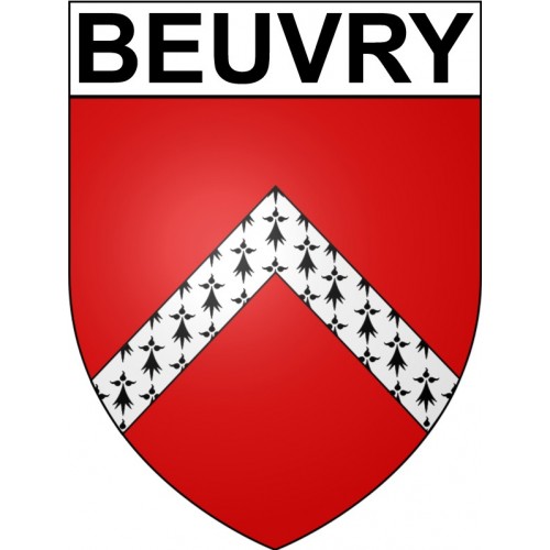 Beuvry 62 ville Stickers blason autocollant adhésif