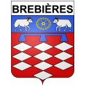 Brebières 62 ville Stickers blason autocollant adhésif