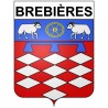 Brebières Sticker wappen, gelsenkirchen, augsburg, klebender aufkleber