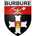 Burbure 62 ville Stickers blason autocollant adhésif