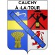 Cauchy-à -la-Tour 62 ville Stickers blason autocollant adhésif