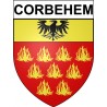 Corbehem Sticker wappen, gelsenkirchen, augsburg, klebender aufkleber