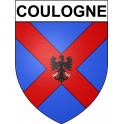 Coulogne 62 ville Stickers blason autocollant adhésif