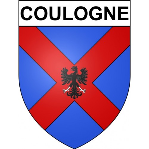 Coulogne 62 ville Stickers blason autocollant adhésif