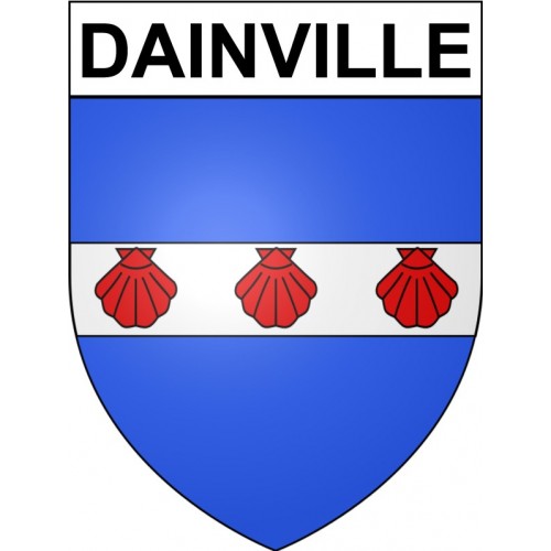 Stickers coat of arms Dainville adhesive sticker