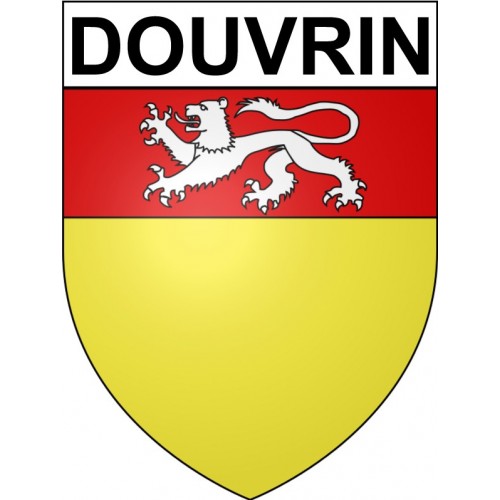Douvrin 62 ville Stickers blason autocollant adhésif