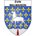 évin-Malmaison 62 ville Stickers blason autocollant adhésif