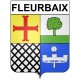 Fleurbaix 62 ville Stickers blason autocollant adhésif