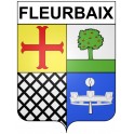 Fleurbaix 62 ville Stickers blason autocollant adhésif