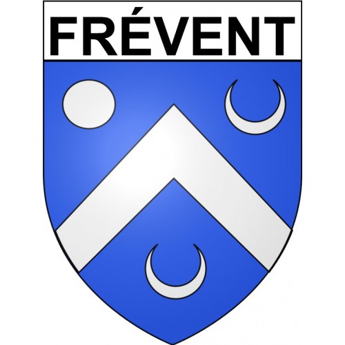 Frévent 62 ville Stickers blason autocollant adhésif