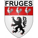 Fruges 62 ville Stickers blason autocollant adhésif