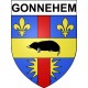 Gonnehem 62 ville Stickers blason autocollant adhésif