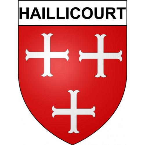 Haillicourt 62 ville Stickers blason autocollant adhésif