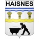 Haisnes 62 ville Stickers blason autocollant adhésif