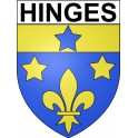 Hinges 62 ville Stickers blason autocollant adhésif