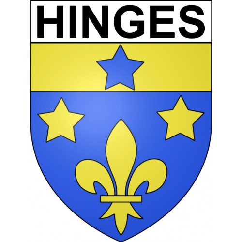 Hinges 62 ville Stickers blason autocollant adhésif