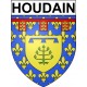 Stickers coat of arms Houdain adhesive sticker