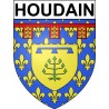 Stickers coat of arms Houdain adhesive sticker