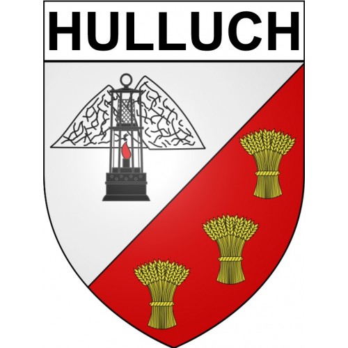 Hulluch 62 ville Stickers blason autocollant adhésif