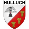 Hulluch 62 ville Stickers blason autocollant adhésif