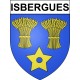 Isbergues 62 ville Stickers blason autocollant adhésif