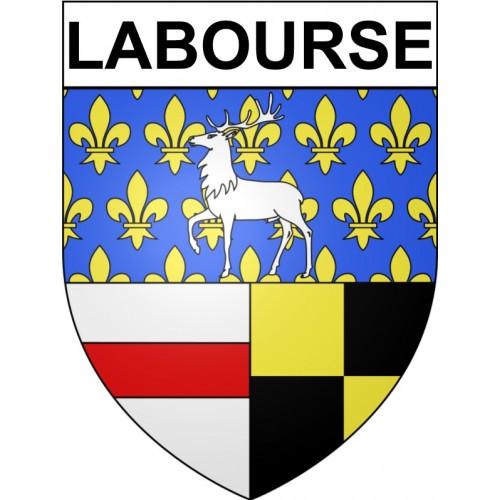 Labourse 62 ville Stickers blason autocollant adhésif