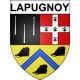 Lapugnoy 62 ville Stickers blason autocollant adhésif