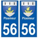 56 Ploemeur blason autocollant plaque stickers ville