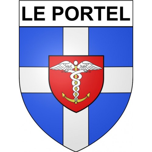 Le Portel 62 ville Stickers blason autocollant adhésif