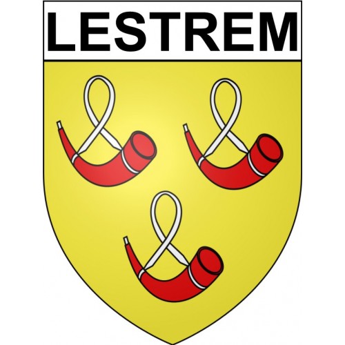 Lestrem 62 ville Stickers blason autocollant adhésif
