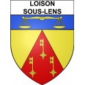 Stickers coat of arms Loison-sous-Lens adhesive sticker