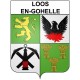 Stickers coat of arms Loos-en-Gohelle adhesive sticker