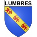 Lumbres 62 ville Stickers blason autocollant adhésif