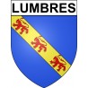 Lumbres 62 ville Stickers blason autocollant adhésif