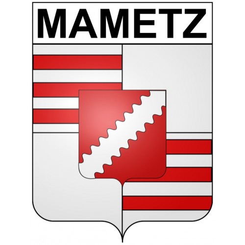 Mametz Sticker wappen, gelsenkirchen, augsburg, klebender aufkleber