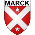 Marck 62 ville Stickers blason autocollant adhésif