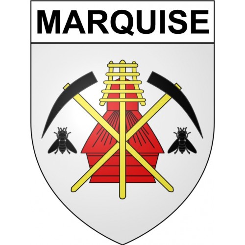 Marquise Sticker wappen, gelsenkirchen, augsburg, klebender aufkleber