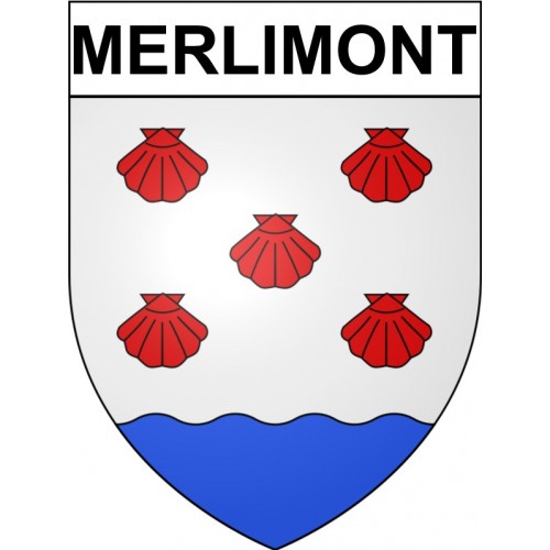 Merlimont Sticker wappen, gelsenkirchen, augsburg, klebender aufkleber