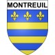 Montreuil Sticker wappen, gelsenkirchen, augsburg, klebender aufkleber
