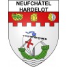 Stickers coat of arms Neufchâtel-Hardelot adhesive sticker